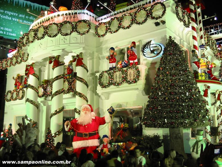 Decorao Natalina da Agncia BankBoston na Avenida Paulista