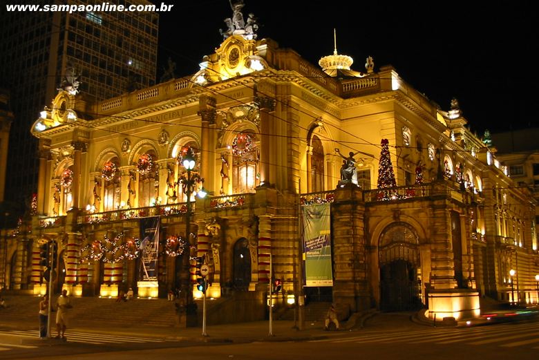 Teatro Municipal de São Paulo - Decoração Natalina
