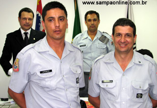 Soldado PM Marcos Martins de Oliveira e 3 Sgt PM Luis Antnio da Silva