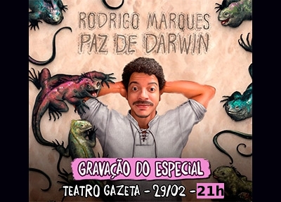 Rodrigo Marques no Teatro Gazeta