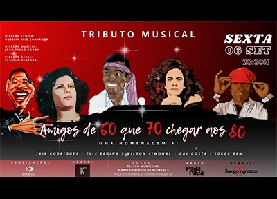 Tributo Amigos de 60 que 70 chegar aos 80