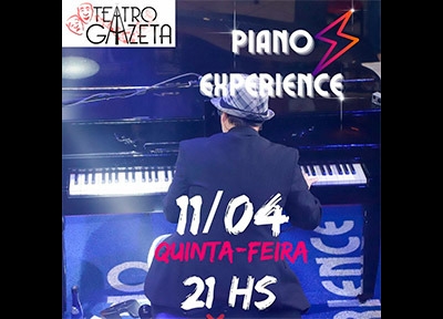 Piano Experience no Teatro Gazeta