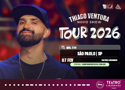 imagem representativa do espet�culo Thiago Ventura - Lado a Lado