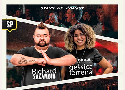 Richard Sakamoto e Gessica