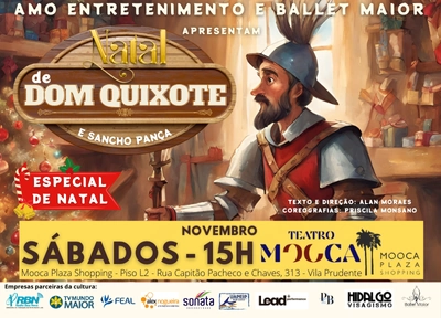 O Natal de Dom Quixote e Sancho Pana