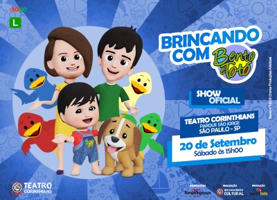 Brincando com Bento e Tot - Teatro Corinthians