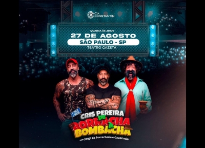 Cris Pereira em De Borracha  Bombacha com Jorge da Borracharia e Gaudncio