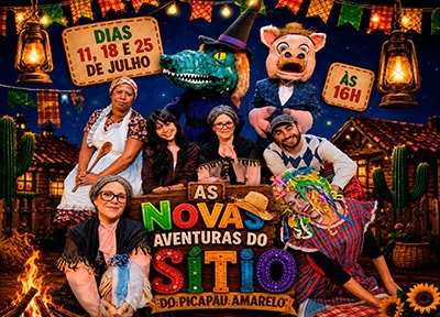 imagem representativa do espetáculo As Novas Aventuras no Sítio do Picapau Amarelo
