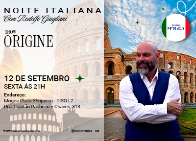 Origine - Noite Italiana com Rodolfo Giugliani