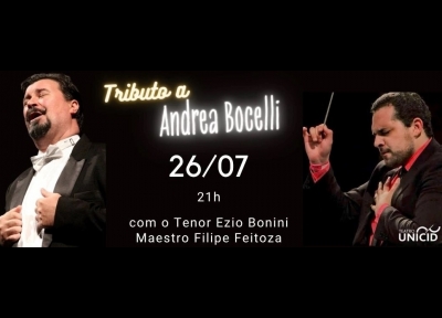 Tributo a Andrea Bocelli com a Mov Orquestra