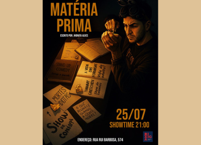 Jhonata Alves em Materia Prima no Bixiga Comedy