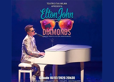 imagem representativa do espetáculo Elton John Diamonds