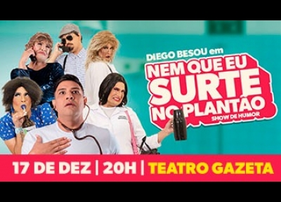 Nem que eu surte no planto com Diego Besou