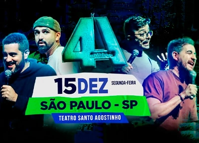 imagem ilustrativa espetculo 4 Amigos - A Banca de Piadas