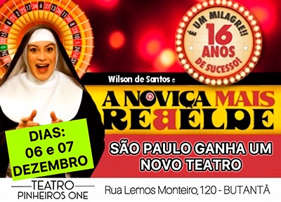 A Novia Mais Rebelde no Teatro Pinheiros One