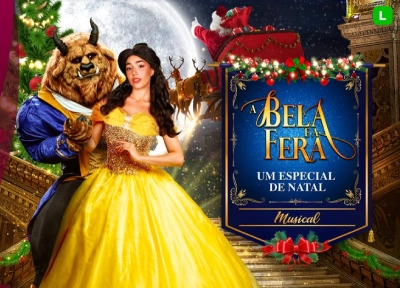 imagem ilustrativa espet�culo A Bela e a Fera - Especial de Natal