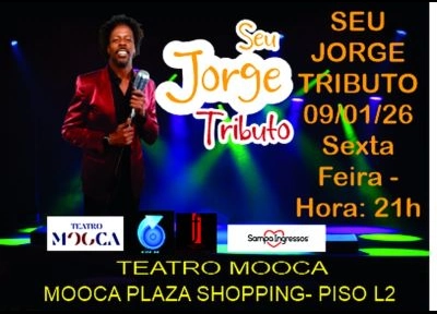 imagem ilustrativa espet�culo Seu Jorge Tributo no Teatro Mooca