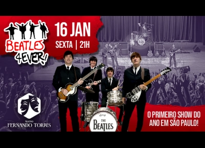 imagem ilustrativa espet�culo Beatles 4Ever