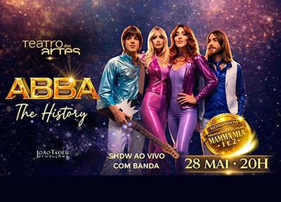imagem ilustrativa espet�culo ABBA The History - A Tribute Show