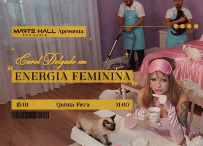 imagem representativa do espet�culo Energia Feminina com Carol Delgado