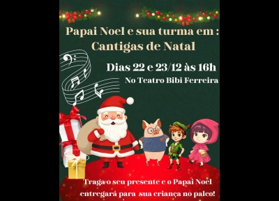 imagem ilustrativa espet�culo Papai Noel e Sua Turma em Cantigas de Natal