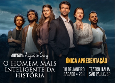 imagem representativa do espet�culo O Homem Mais Inteligente da Hist�ria