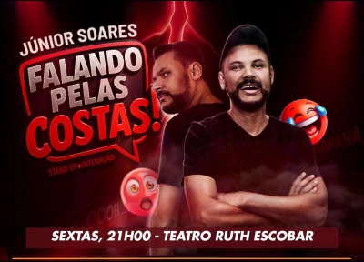 imagem ilustrativa espet�culo Falando Pelas Costas!, com J�nior Soares
