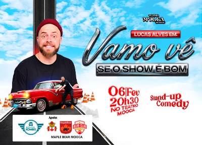 imagem ilustrativa espet�culo Lucas Alves em Vamo V� Se O Show � Bom