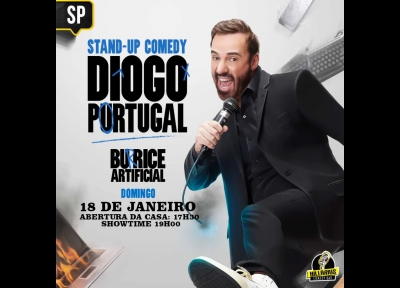 imagem representativa do espet�culo Diogo Portugal no Hillarius