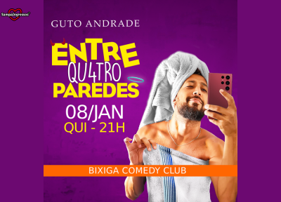 imagem representativa do espet�culo Entre Quatro Paredes - Guto Andrade