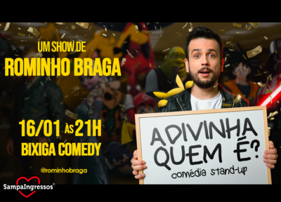 imagem representativa do espet�culo Rominho Braga - Adivinha Quem �?