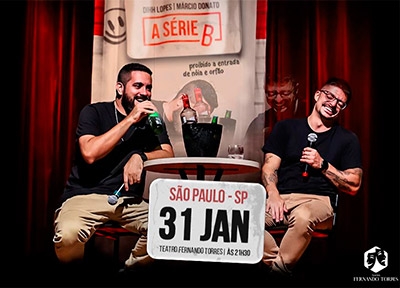 imagem representativa do espet�culo S�rie B - M�rcio Donato e Dihh Lopes