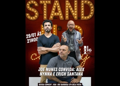imagem representativa do espet�culo Joe Nunes  Convida - Stand up Comedy