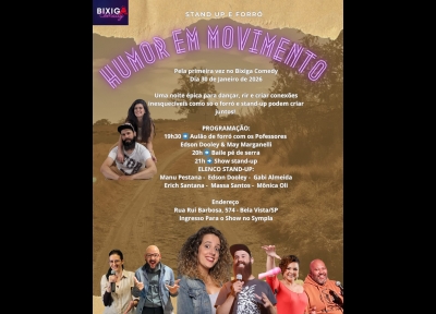 imagem representativa do espet�culo Humor em Movimento - Stand up comedy