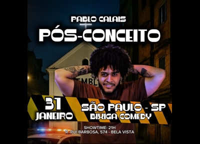 imagem representativa do espet�culo Pablo Calais - P�s Conceito