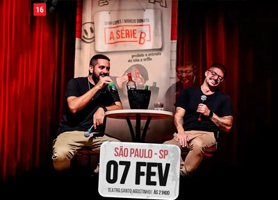 imagem ilustrativa espet�culo A S�rie B - M�rcio Donato e Dihh Lopes