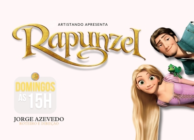 imagem representativa do espet�culo Rapunzel e seus Amigos Enrolados - Teatro Santa Cruz