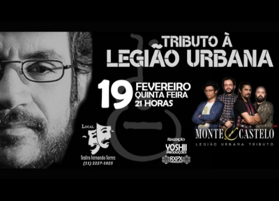 imagem representativa do espet�culo Tributo � Legi�o Urbana - Banda Monte Castelo