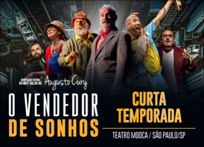 imagem representativa do espet�culo O vendedor de Sonhos - de Augusto Cury - no Teatro Mooca