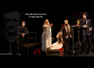 imagem representativa do espet�culo Uma Noite Muito Escura Com o Sr Edgar Allan Poe