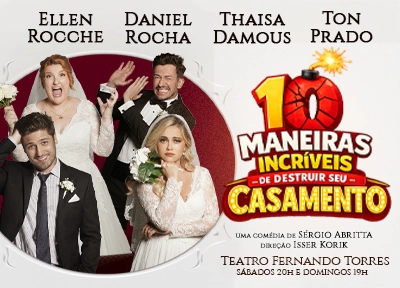 imagem ilustrativa espet�culo 10 Maneiras Incr�veis de Destruir Seu Casamento
