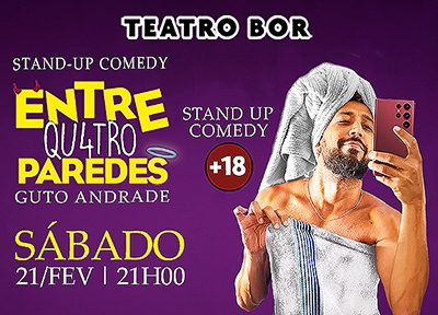 imagem representativa do espet�culo Guto Andrade em Entre Quatro Paredes - Stand-up Comedy +18