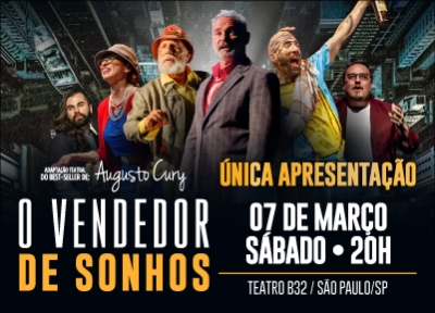 imagem representativa do espetáculo O vendedor de Sonhos - Teatro B32