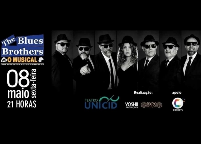 imagem ilustrativa espet�culo The Blues Brothers - O Musical - Teatro UNICID