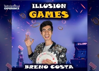 imagem representativa do espetáculo Illusion Games - Breno Costa