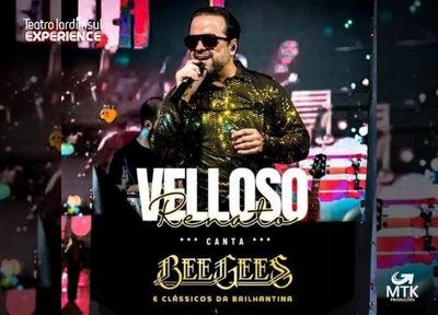imagem representativa do espetáculo Renato Velloso canta Bee Gees e os Clássicos da Brilhantina