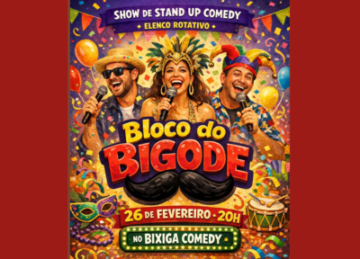 imagem representativa do espet�culo Bloco do Bigode - Stand UP Comedy