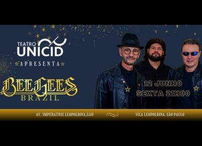 imagem representativa do espetáculo Bee Gees Brazil