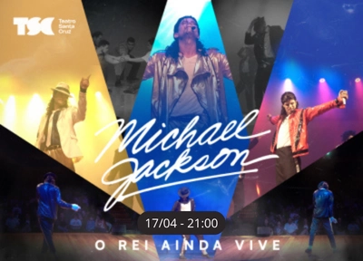 imagem ilustrativa espet�culo Michael Jackson: O Rei Ainda Vive no Teatro Santa Cruz
