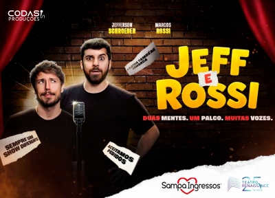 imagem representativa do espetáculo Jeff e Rossi